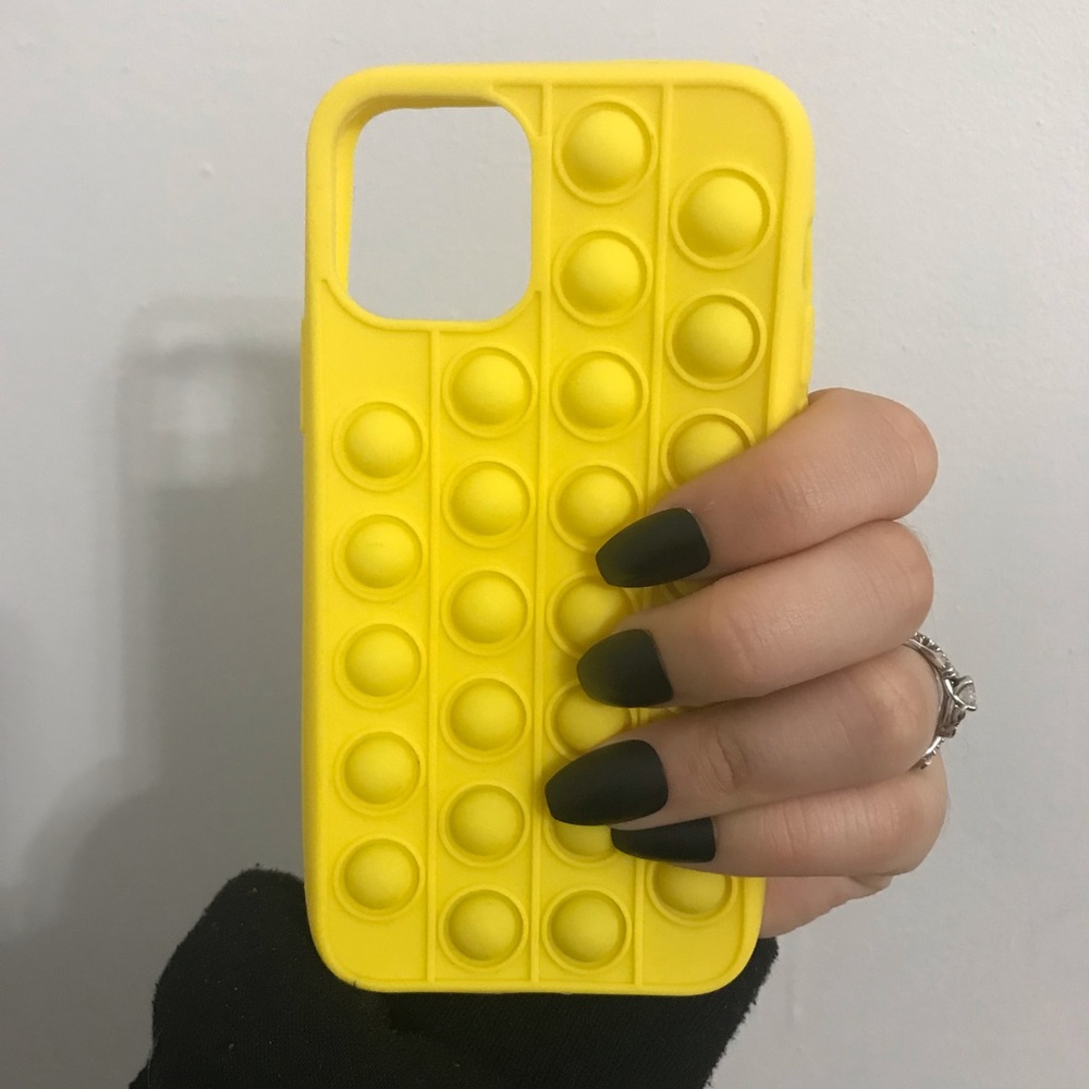 4/$22 Yellow Pop It Phone Case!